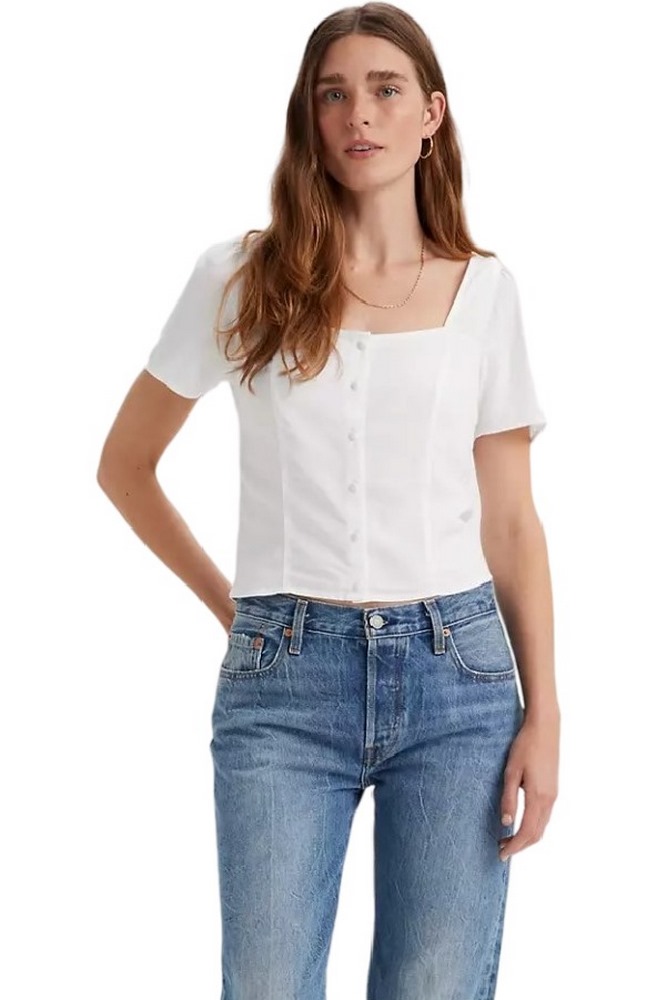 LEVI'S PASCALE BLOUSE ΜΠΛΟΥΖΑ ΓΥΝΑΙΚΕΙΑ WHITE