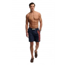 SUPERDRY D2 SDSW LOGO 19 BOARDSHORT ΜΑΓΙΟ ΑΝΔΡΙΚΟ NAVY