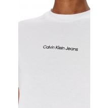 CALVIN KLEIN JEANS INSTITUTIONAL STRAIGHT T-SHIRT ΓΥΝΑΙΚΕΙΟ BRIGHT WHITE