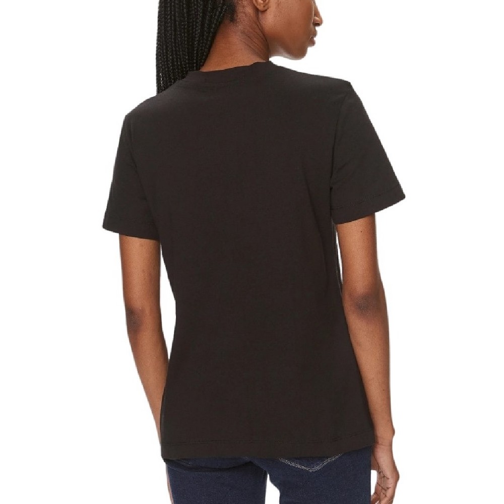 CALVIN KLEIN JEANS INSTITUTIONAL STRAIGHT T-SHIRT ΓΥΝΑΙΚΕΙΟ BLACK