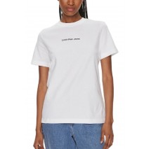 CALVIN KLEIN JEANS INSTITUTIONAL STRAIGHT T-SHIRT ΓΥΝΑΙΚΕΙΟ BRIGHT WHITE