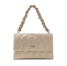 GUESS MAXINE FLAP CROSSBODY ΤΣΑΝΤΑ ΓΥΝΑΙΚΕΙΑ TAUPE