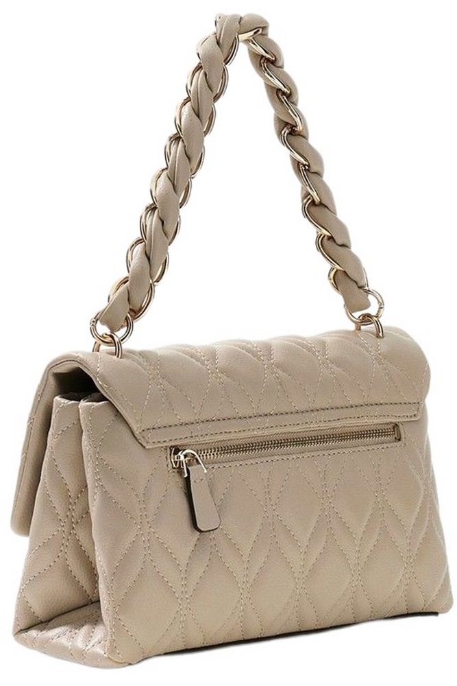 GUESS MAXINE FLAP CROSSBODY ΤΣΑΝΤΑ ΓΥΝΑΙΚΕΙΑ TAUPE