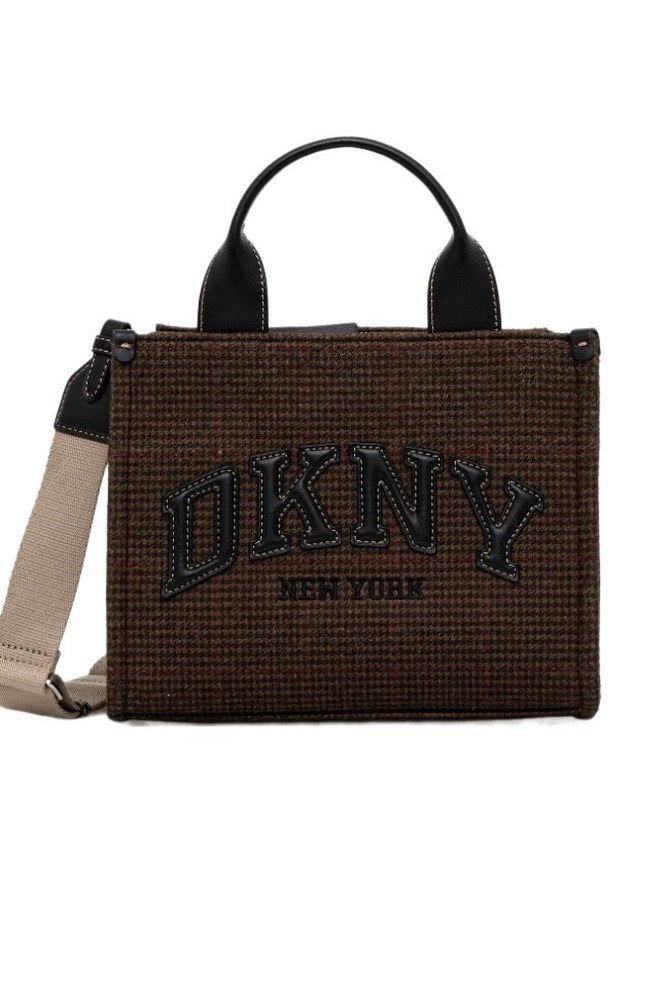 DKNY HANDLEE TOTE HANDBAG R53AIC80 ΤΣΑΝΤΑ ΓΥΝΑΙΚΕΙΑ BROWN