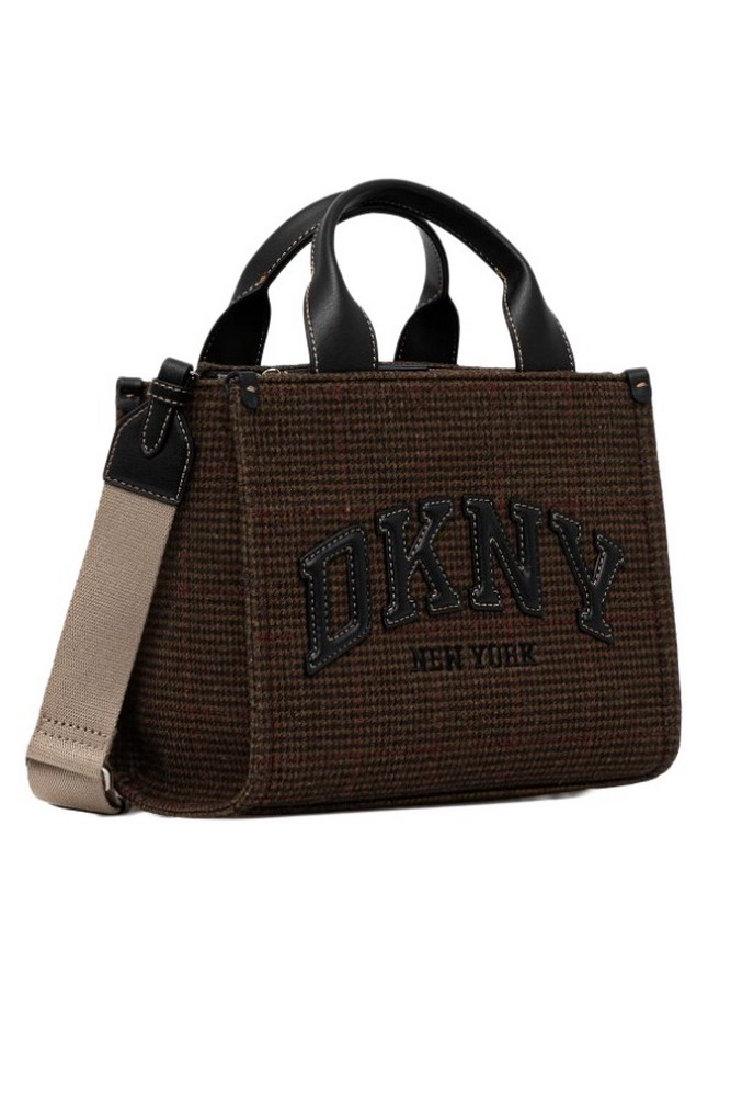 DKNY HANDLEE TOTE HANDBAG R53AIC80 ΤΣΑΝΤΑ ΓΥΝΑΙΚΕΙΑ BROWN