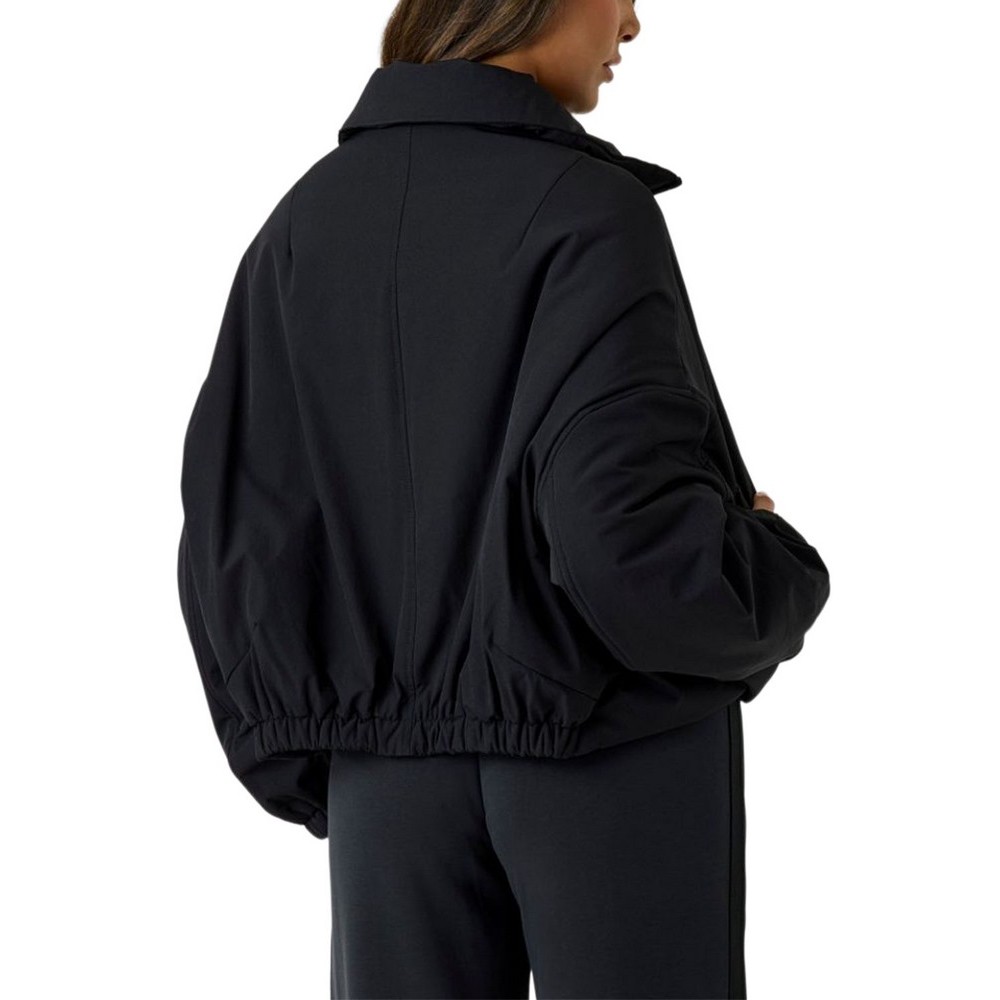 GUESS RHEA PADDED ZIP JACKET ΜΠΟΥΦΑΝ ΓΥΝΑΙΚΕΙΟ BLACK