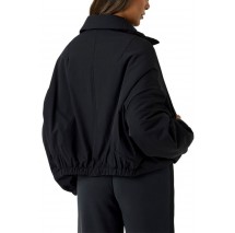 GUESS RHEA PADDED ZIP JACKET ΜΠΟΥΦΑΝ ΓΥΝΑΙΚΕΙΟ BLACK
