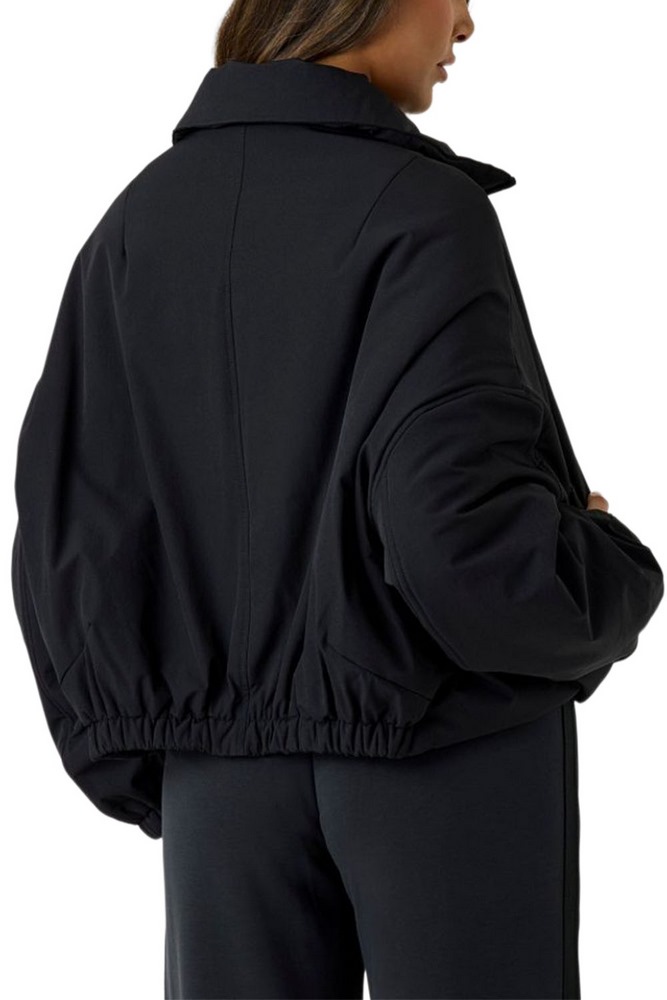 GUESS RHEA PADDED ZIP JACKET ΜΠΟΥΦΑΝ ΓΥΝΑΙΚΕΙΟ BLACK