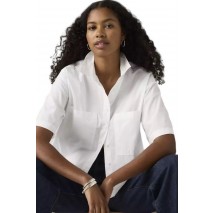 LEVIS HARLIE SS CROPPED SHIRT ΠΟΥΚΑΜΙΣΟ ΓΥΝΑΙΚΕΙΟ WHITE