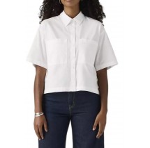 LEVIS HARLIE SS CROPPED SHIRT ΠΟΥΚΑΜΙΣΟ ΓΥΝΑΙΚΕΙΟ WHITE