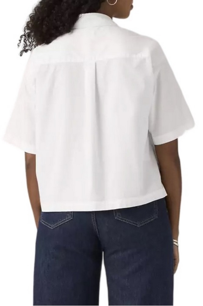 LEVIS HARLIE SS CROPPED SHIRT ΠΟΥΚΑΜΙΣΟ ΓΥΝΑΙΚΕΙΟ WHITE