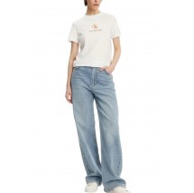 CALVIN KLEIN JEANS SHADOW GRAPHIC REGULAR TEE T-SHIRT ΜΠΛΟΥΖΑ ΓΥΝΑΙΚΕΙΑ WHITE