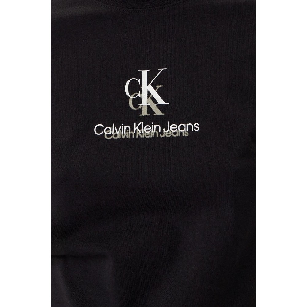 CALVIN KLEIN JEANS SHADOW GRAPHIC REGULAR TEE T-SHIRT ΜΠΛΟΥΖΑ ΓΥΝΑΙΚΕΙΑ BLACK
