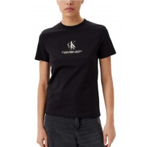 CALVIN KLEIN JEANS SHADOW GRAPHIC REGULAR TEE T-SHIRT ΜΠΛΟΥΖΑ ΓΥΝΑΙΚΕΙΑ BLACK