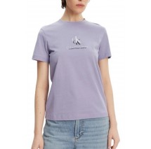 CALVIN KLEIN JEANS SHADOW GRAPHIC REGULAR TEE T-SHIRT ΜΠΛΟΥΖΑ ΓΥΝΑΙΚΕΙΑ VIOLET
