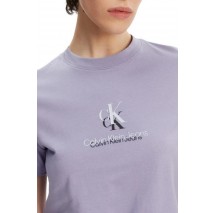 CALVIN KLEIN JEANS SHADOW GRAPHIC REGULAR TEE T-SHIRT ΜΠΛΟΥΖΑ ΓΥΝΑΙΚΕΙΑ VIOLET