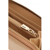 GUESS AMORETTE SLG MED ZIP AROUND ΠΟΡΤΟΦΟΛΙ ΓΥΝΑΙΚΕΙΟ BEIGE
