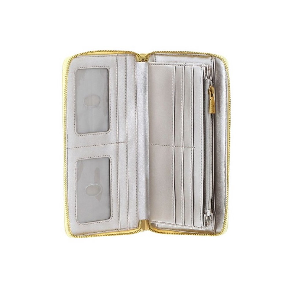 GUESS GIULLY SLG CHEQUE ORGANIZER ΑΞΕΣΟΥΑΡ ΠΟΡΤΟΦΟΛΙ  ΓΥΝΑΙΚΕΙΟ YELLOW