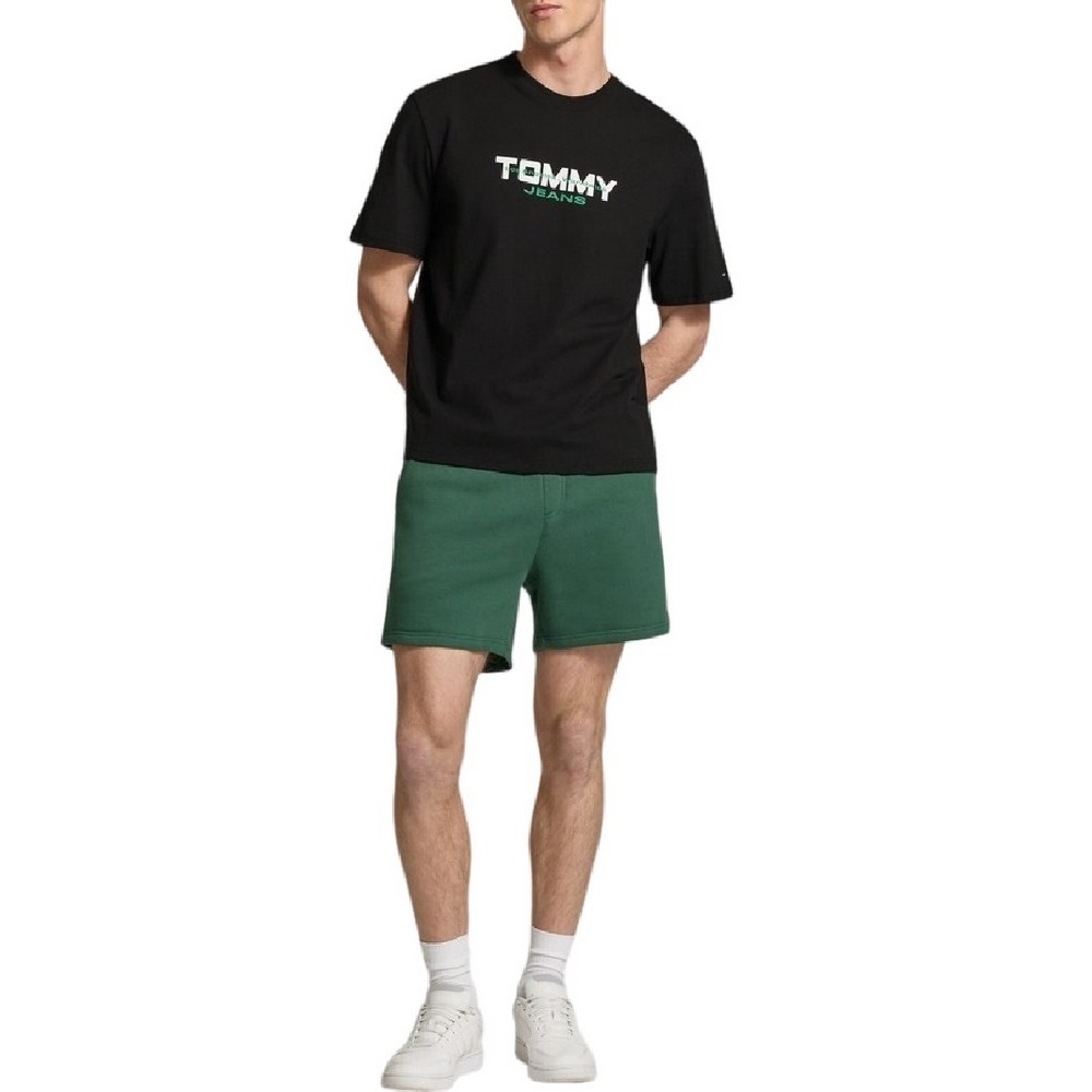 TOMMY JEANS 90S BLOCK T-SHIRT ΜΠΛΟΥΖΑ ΑΝΔΡΙΚΗ BLACK