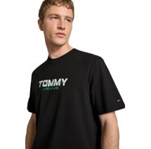 TOMMY JEANS 90S BLOCK T-SHIRT ΜΠΛΟΥΖΑ ΑΝΔΡΙΚΗ BLACK