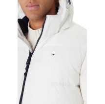 TOMMY JEANS ESSENTIAL DOWN JACKET ΜΠΟΥΦΑΝ ΑΝΔΡΙΚΟ ECRU