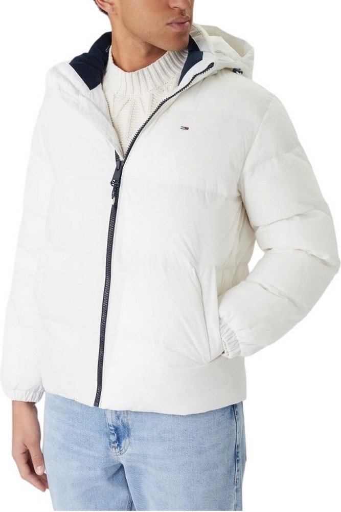 TOMMY JEANS ESSENTIAL DOWN JACKET ΜΠΟΥΦΑΝ ΑΝΔΡΙΚΟ ECRU
