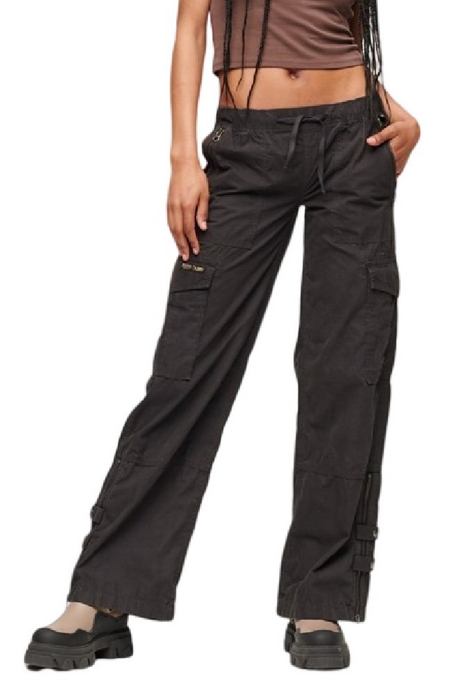 SUPERDRY D2 OVIN VINTAGE LR ELASTIC CARGO PANT ΠΑΝΤΕΛΟΝΙ ΓΥΝΑΙΚΕΙΟ BLACK