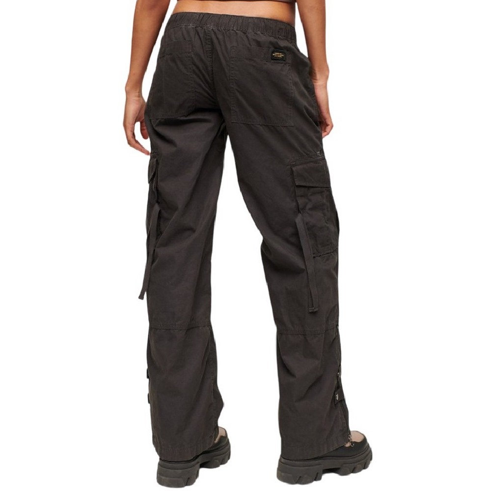 SUPERDRY D2 OVIN VINTAGE LR ELASTIC CARGO PANT ΠΑΝΤΕΛΟΝΙ ΓΥΝΑΙΚΕΙΟ BLACK