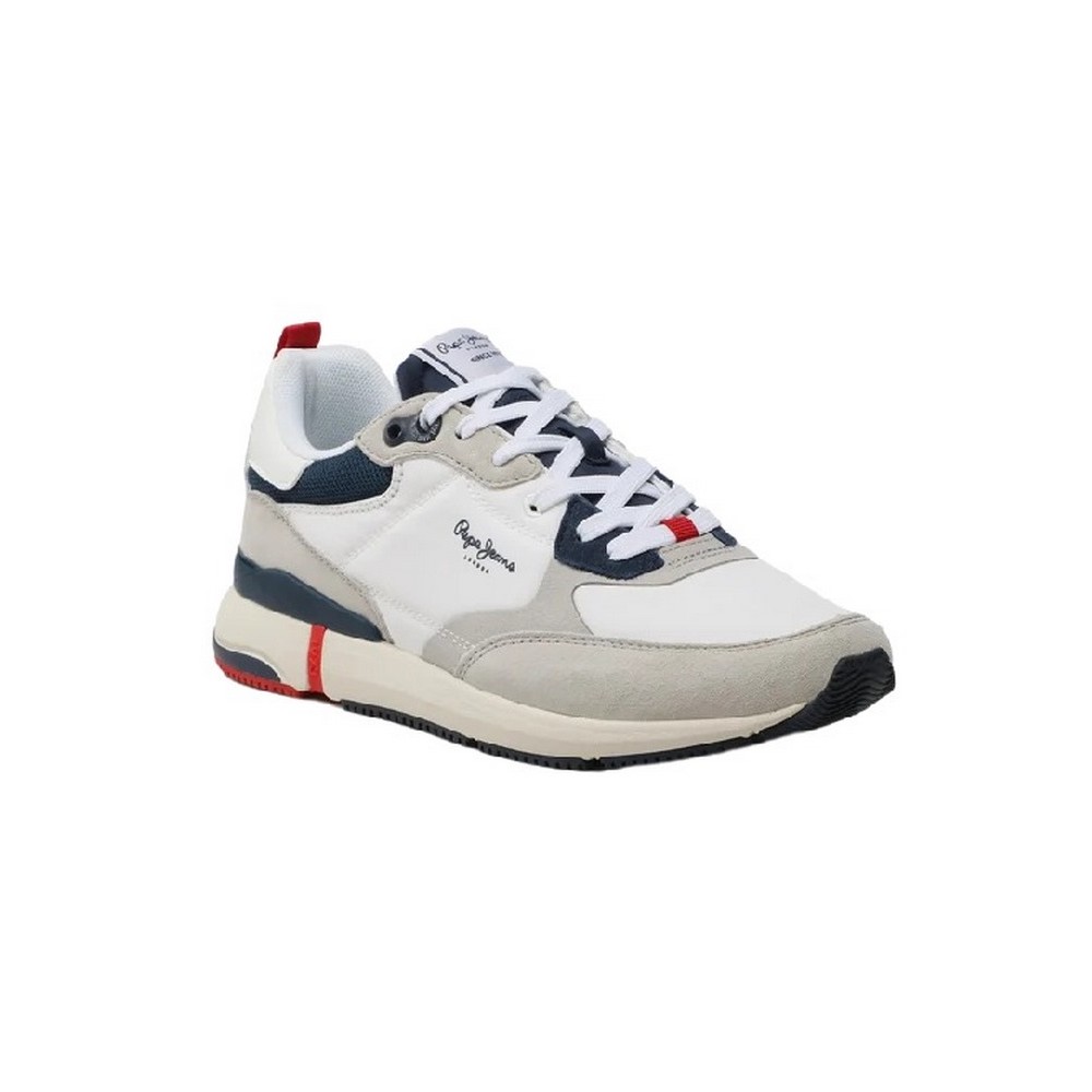 PEPE JEANS LONDON PRO VINT ΠΑΠΟΥΤΣΙ ΑΝΔΡΙΚΟ WHITE