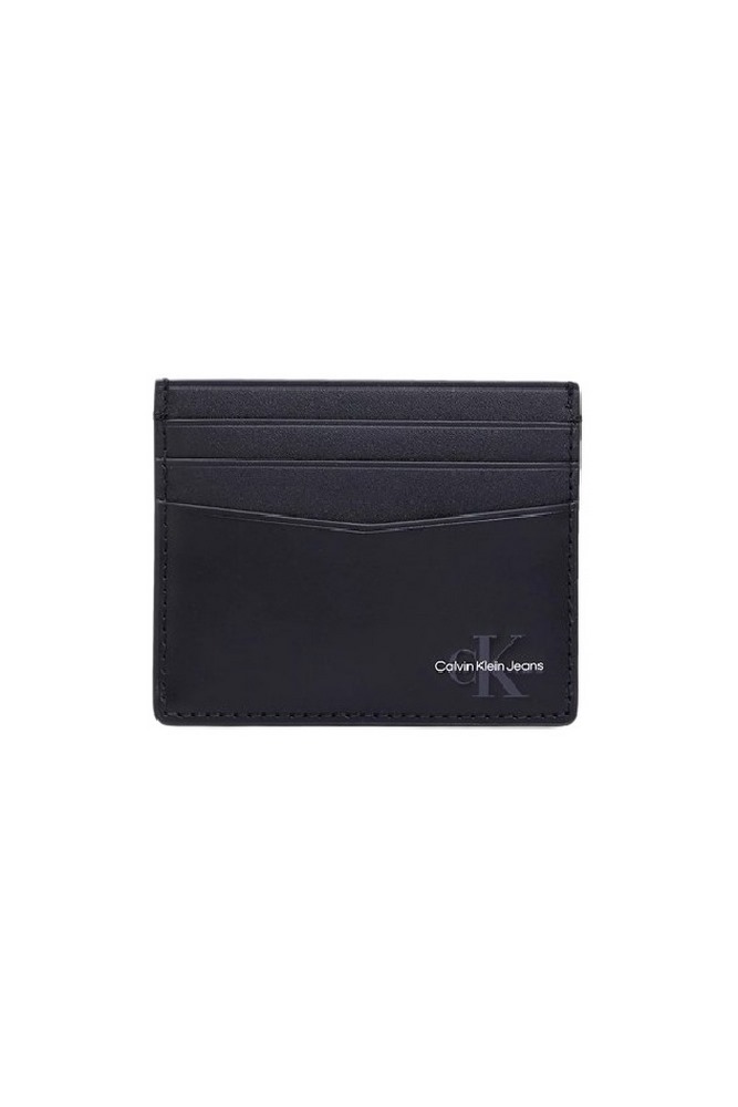 CALVIN KLEIN JEANS MONOGRAM SOFT CARDCASE 6CC ΠΟΡΤΟΦΟΛΙ ΓΙΑ ΚΑΡΤΕΣ ΑΝΔΡΙΚΟ BLACK