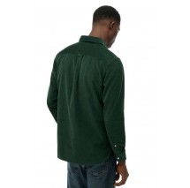 SUPERDRY D3 STUD CLASSIC NEEDLE CORD SHIRT ΠΟΥΚΑΜΙΣΟ ΑΝΔΡΙΚΟ GREEN