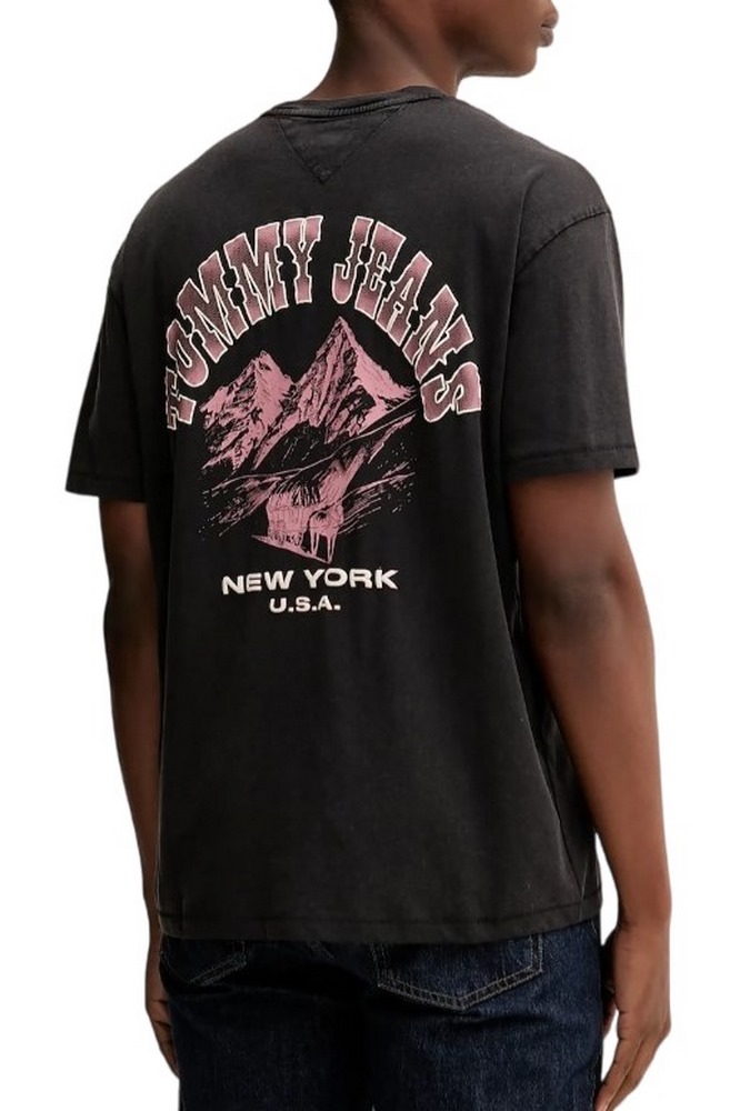 TOMMY JEANS RLX NOVELTY TEE T-SHIRT ΜΠΛΟΥΖΑ ΑΝΔΡΙΚΗ BLACK