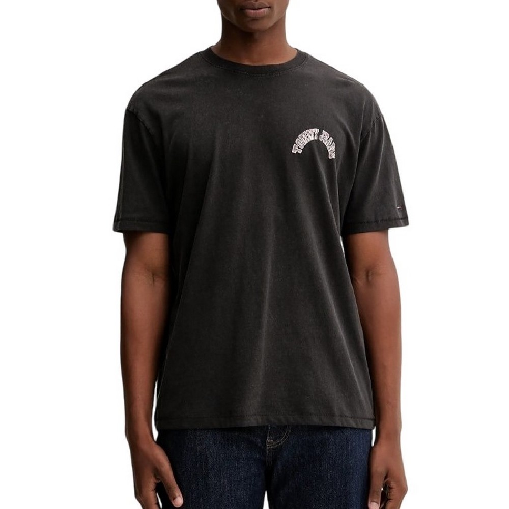 TOMMY JEANS RLX NOVELTY TEE T-SHIRT ΜΠΛΟΥΖΑ ΑΝΔΡΙΚΗ BLACK
