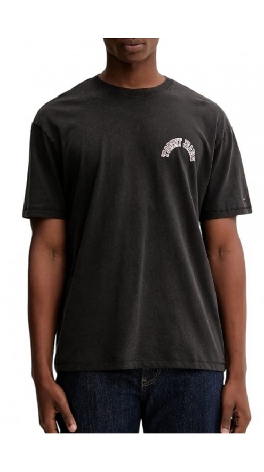 TOMMY JEANS RLX NOVELTY TEE T-SHIRT ΜΠΛΟΥΖΑ ΑΝΔΡΙΚΗ BLACK