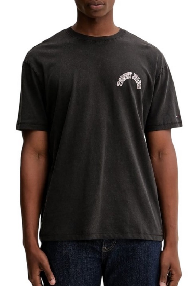 TOMMY JEANS RLX NOVELTY TEE T-SHIRT ΜΠΛΟΥΖΑ ΑΝΔΡΙΚΗ BLACK