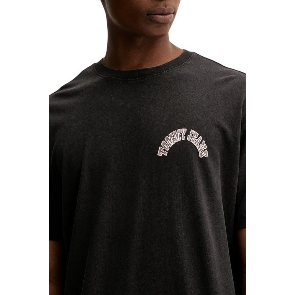 TOMMY JEANS RLX NOVELTY TEE T-SHIRT ΜΠΛΟΥΖΑ ΑΝΔΡΙΚΗ BLACK
