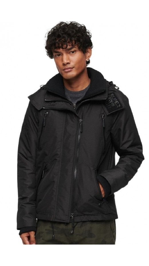 SUPERDRY D5 SDCD MOUNTAIN WINDCHEATER ΜΠΟΥΦΑΝ ΑΝΔΡΙΚΟ BLACK