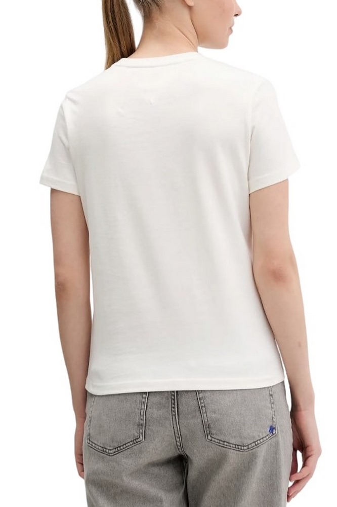 TOMMY JEANS REG FLAG TEE T-SHIRT ΜΠΛΟΥΖΑ ΓΥΝΑΙΚΕΙΑ OFF WHITE