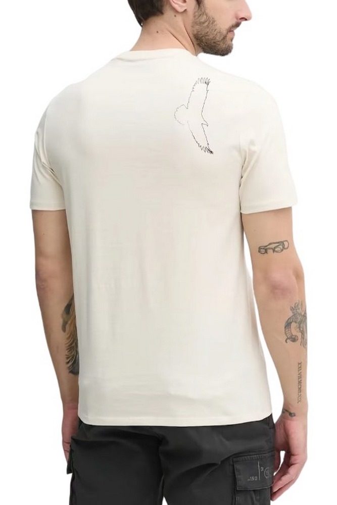 GUESS BSC GUESS STATE TEE T-SHIRT ΜΠΛΟΥΖΑ ΑΝΔΡΙΚΗ ECRU