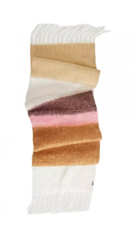 LEVIS FUZZY SCARF ΚΑΣΚΟΛ ΓΥΝΑΙΚΕΙΟ BEIGE/PINK