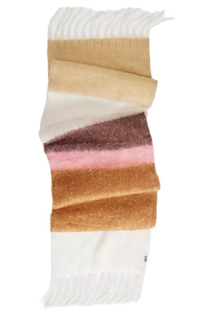 LEVIS FUZZY SCARF ΚΑΣΚΟΛ ΓΥΝΑΙΚΕΙΟ BEIGE/PINK