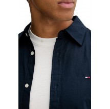 TOMMY JEANS REG POPLIN SHIRT ΠΟΥΚΑΜΙΣΟ ΑΝΔΡΙΚΟ DARK NAVY TOMMY JEANS REG POPLIN SHIRT ΠΟΥΚΑΜΙΣΟ ΑΝΔΡΙΚΟ DARK NAVY