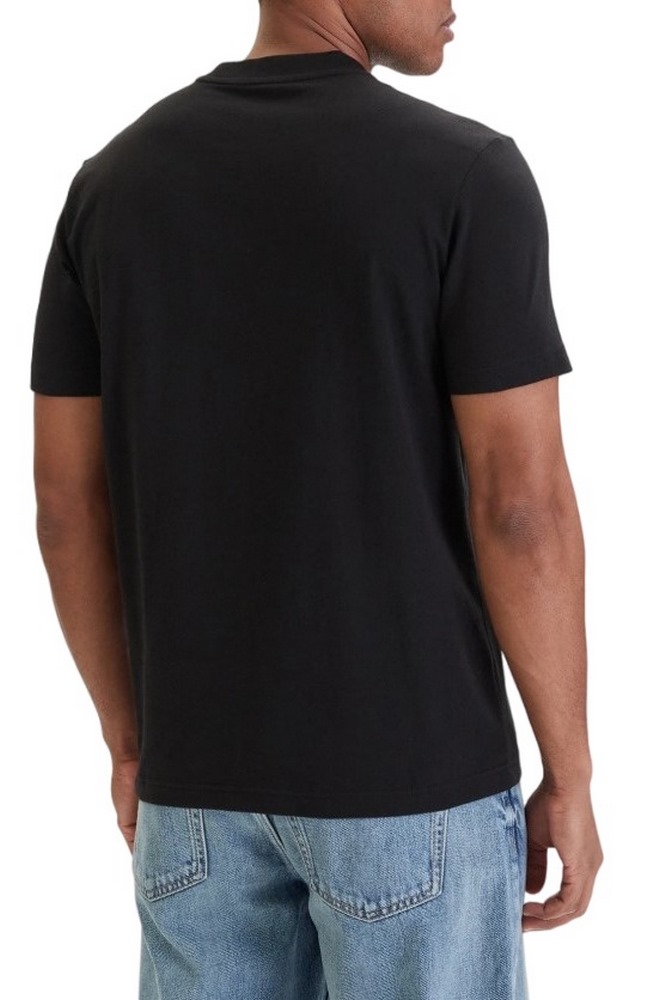 CALVIN KLEIN JEANS A- SS REGULAR INSTITUTIONAL LOGO T-SHIRT ΜΠΛΟΥΖΑ ΑΝΔΡΙΚΗ BLACK