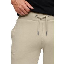 SUPERDRY ESSENTIAL LOGO JOGGERS ΠΑΝΤΕΛΟΝΙ ΦΟΡΜΑΣ ΑΝΔΡΙΚΟ BEIGE