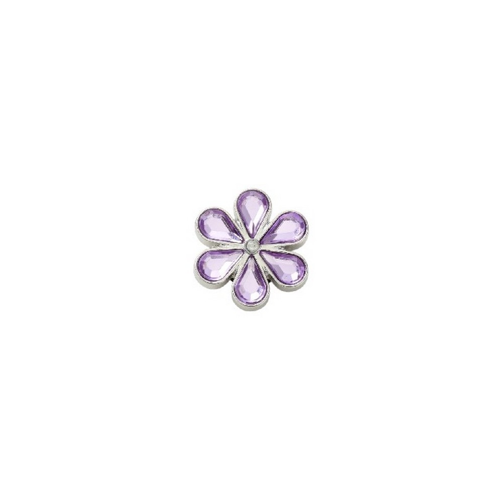 CROCS PURPLE BLINGED OUT DAISY JIBBITZ CHARMS ΑΞΕΣΟΥΑΡ ΓΥΝΑΙΚΕΙΟ PURPLE
