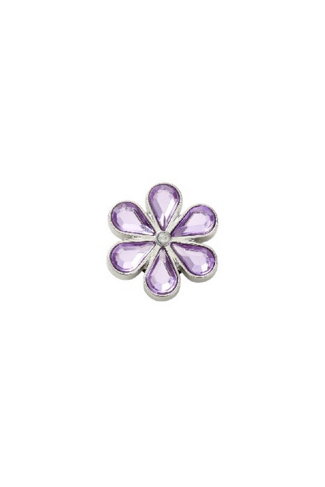 CROCS PURPLE BLINGED OUT DAISY JIBBITZ CHARMS ΑΞΕΣΟΥΑΡ ΓΥΝΑΙΚΕΙΟ PURPLE