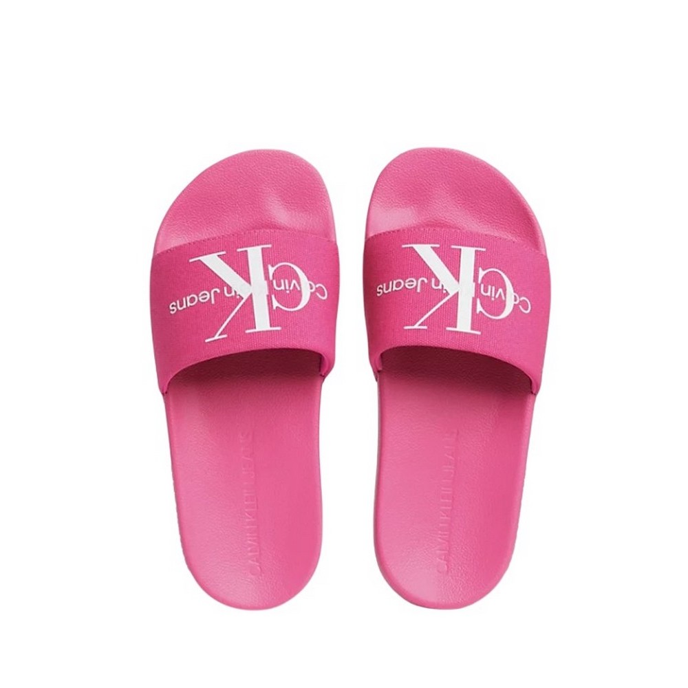 CALVIN KLEIN JEANS SLIDE MONOGRAM CO ΠΑΝΤΟΦΛΑ ΓΥΝΑΙΚΕΙΑ FOYXIA