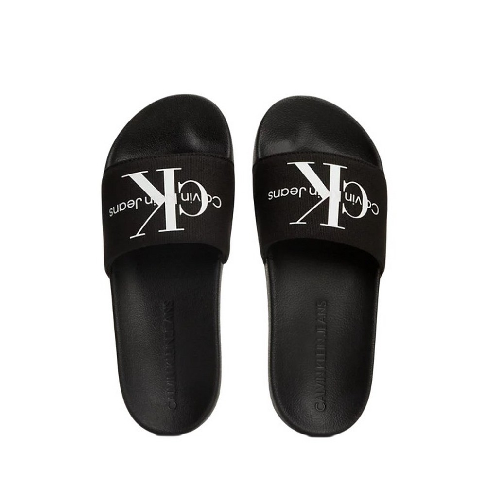 CALVIN KLEIN JEANS SLIDE MONOGRAM CO ΠΑΝΤΟΦΛΑ ΓΥΝΑΙΚΕΙΑ BLACK