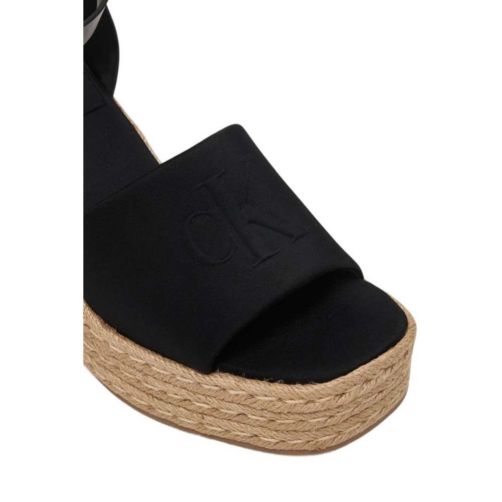 CALVIN KLEIN WEDGE ESPAD 70 NEOPR MG ΠΕΔΙΛΟ ΓΥΝΑΙΚΕΙΟ CK BLACK