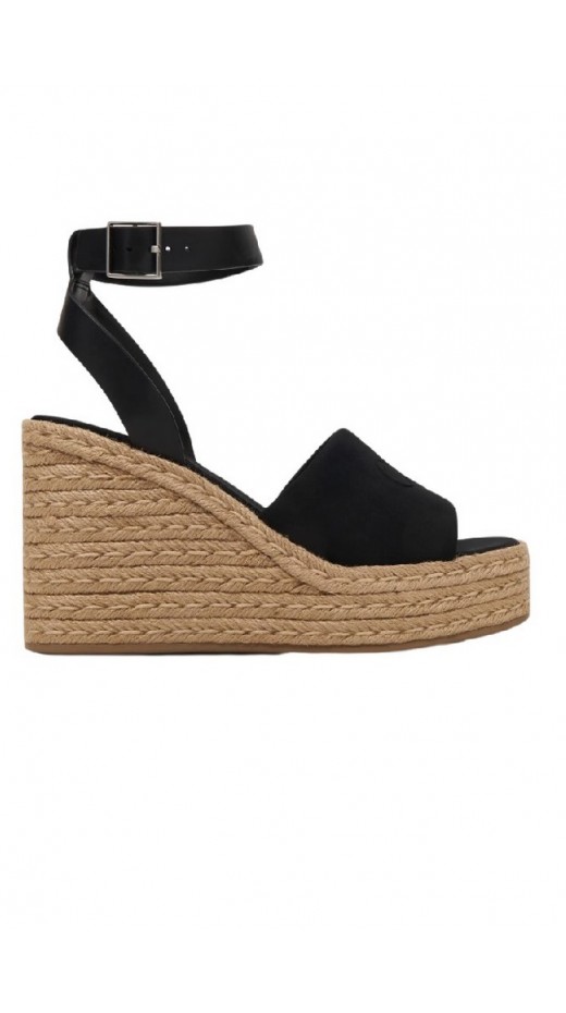 CALVIN KLEIN WEDGE ESPAD 70 NEOPR MG ΠΕΔΙΛΟ ΓΥΝΑΙΚΕΙΟ CK BLACK